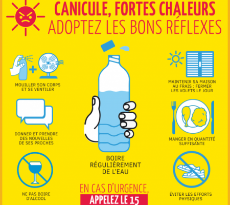 Canicule - bons réflexes
