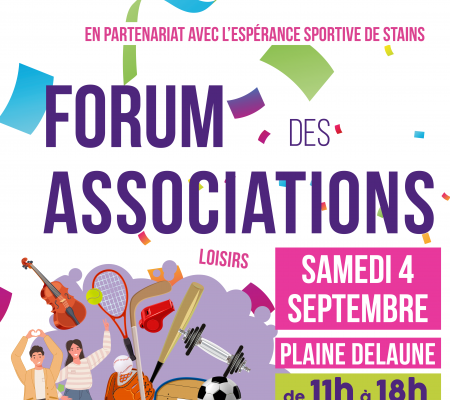 Forum des associations 2021 - Ville de Stains