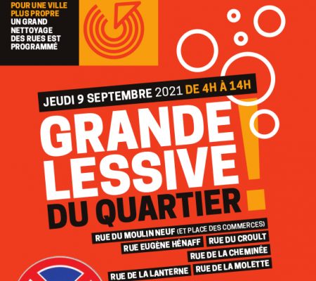 Propreté - Prochaine grande lessive : Les Trois Rivières et le Moulin Neuf - Ville de Stains