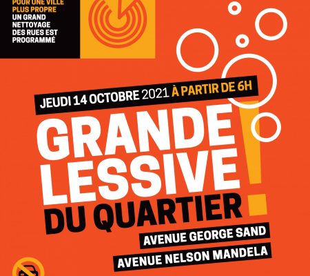Propreté - Grande Lessive du 14.10 dans le quartier du Clos Saint-Lazare - Ville de Stains