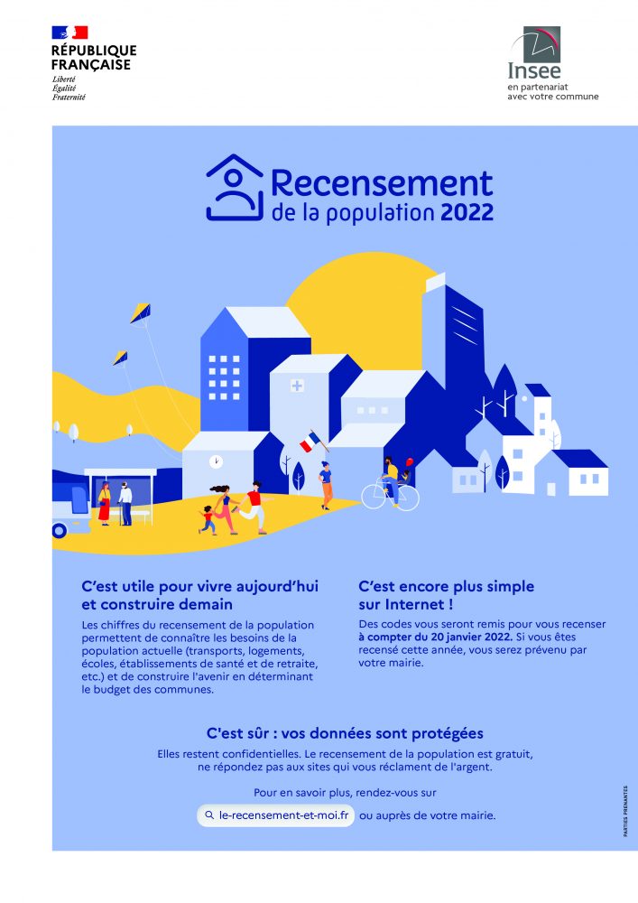 Recensement de la population à partir du 20 janvier 2022 - Ville de Stains