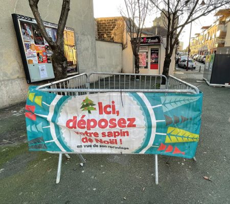 Recyclage - Pour votre beau sapin !