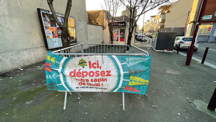 Recyclage - Pour votre beau sapin !