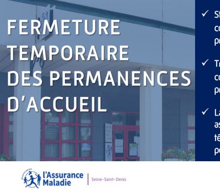 COVID-19 - Fermeture temporaire des permanences d’accueil - Ville de Stains