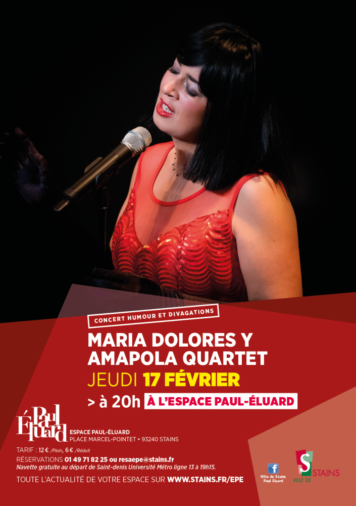 Concert - Maria Dolores y Amapola Quartet à L'Espace Paul Éluard