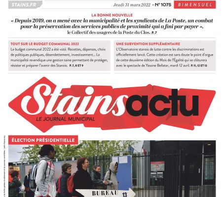 Stains Actu N°1075 du 31.03.22