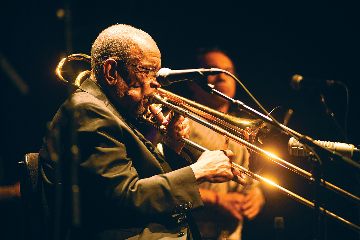 Concert à l'EPE - Fred Wesley a soufflé du lourd - Ville de Stains