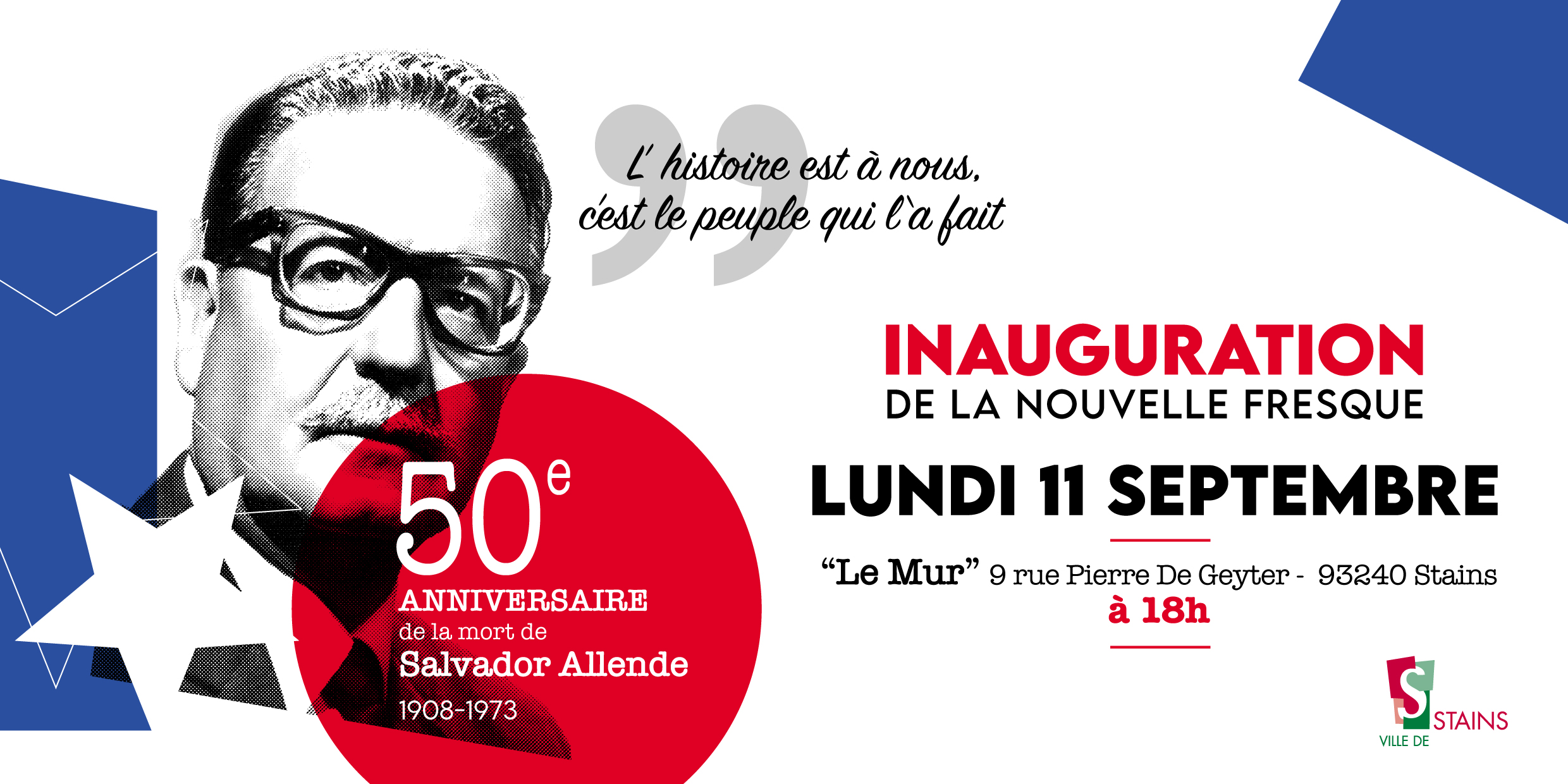 "L’ histoire est à nous, c’est le peuple qui l‘a fait."